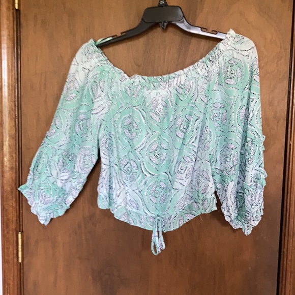 LC Lauren Conrad peasant boho vibe top size XXL - Picture 6 of 17